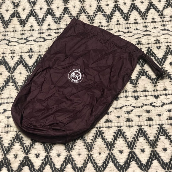 MICHAEL KORS | Burgundy packable down coat w case - Picture 4 of 5